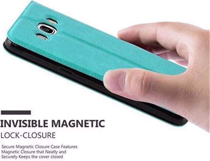 Actual product image Cadorabo Book with View double window cover (Samsung Galaxy J7 2016)