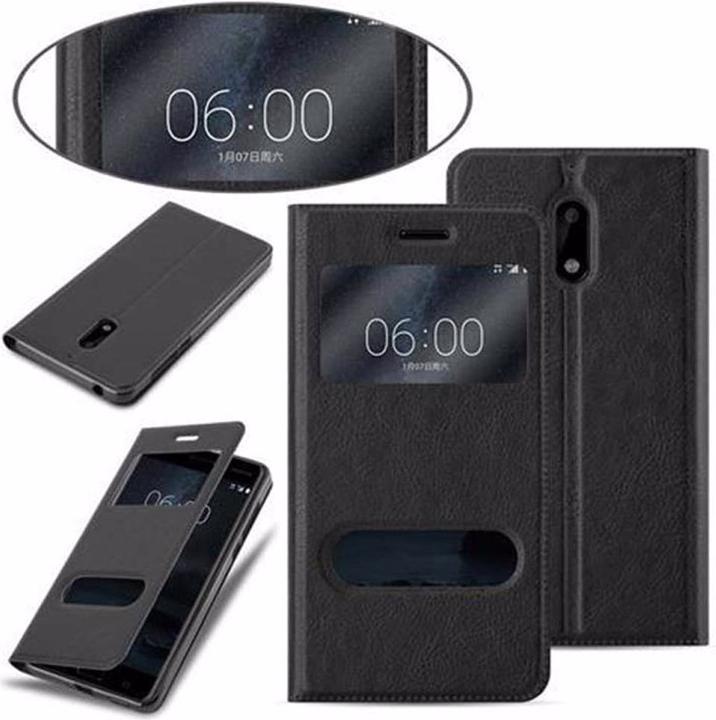 Produktbild Cadorabo Book mit View Doppelfenster Cover (Nokia 6)