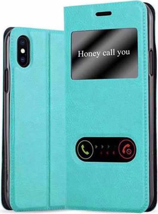 Produktbild Cadorabo Book mit View Doppelfenster Cover (Apple iPhone X)