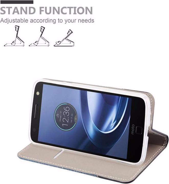 Productafbeelding Cadorabo Boek Jeans Optiek Cover (Motorola Moto Z Force)