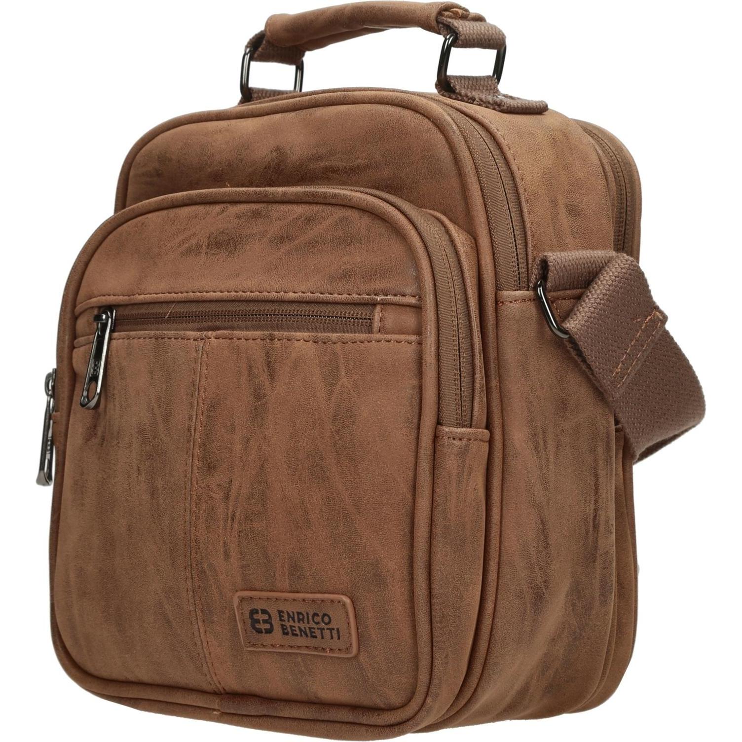 Thumbnail - HTI-Living, Handtasche, Fliegertasche PU, Braun