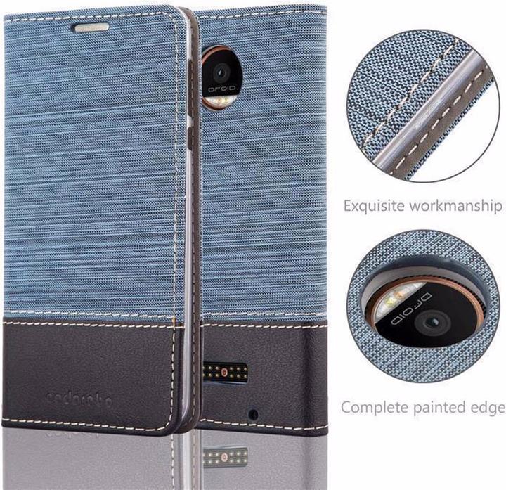 Productafbeelding Cadorabo Boek Jeans Optiek Cover (Motorola Moto Z Force)