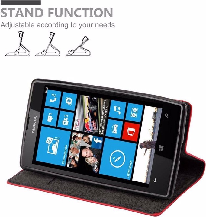 Produktbild Cadorabo Book Invisible Magnet Cover (Nokia Lumia 520)