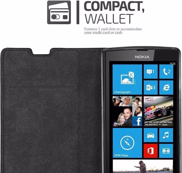 Produktbild Cadorabo Book Invisible Magnet Cover (Nokia Lumia 520)