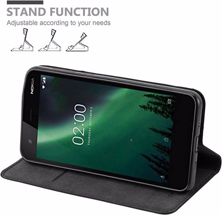 Immagine prodotto Cadorabo Copertina magnetica invisibile del libro (Nokia 2)