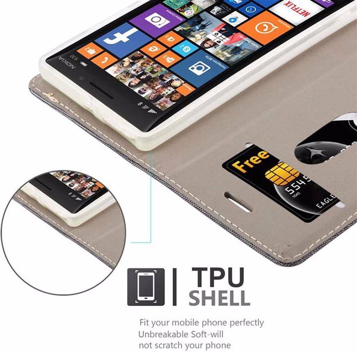 Actual product image Cadorabo Book Jeans Optics Cover (Nokia Lumia Icon 929, Nokia Lumia 930)