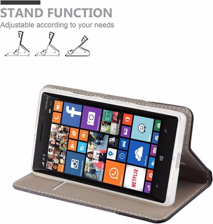 Produktbild Cadorabo Book Jeans Optik Cover (Nokia Lumia 930, Nokia Lumia Icon 929)