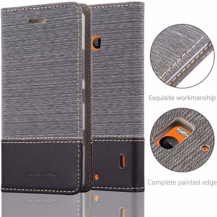 Produktbild Cadorabo Book Jeans Optik Cover (Nokia Lumia 930, Nokia Lumia Icon 929)