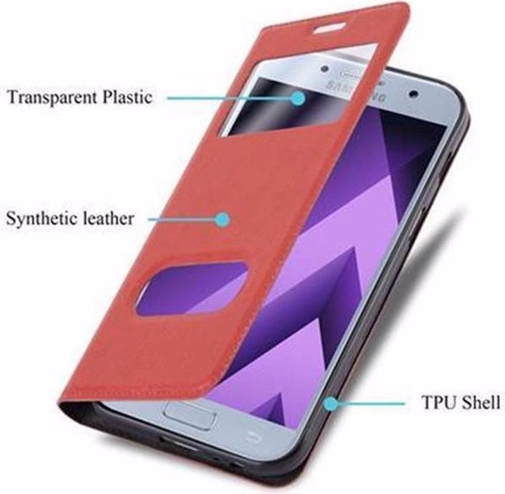 Produktbild Cadorabo Book mit View Doppelfenster Cover (Samsung Galaxy A5 (2017))