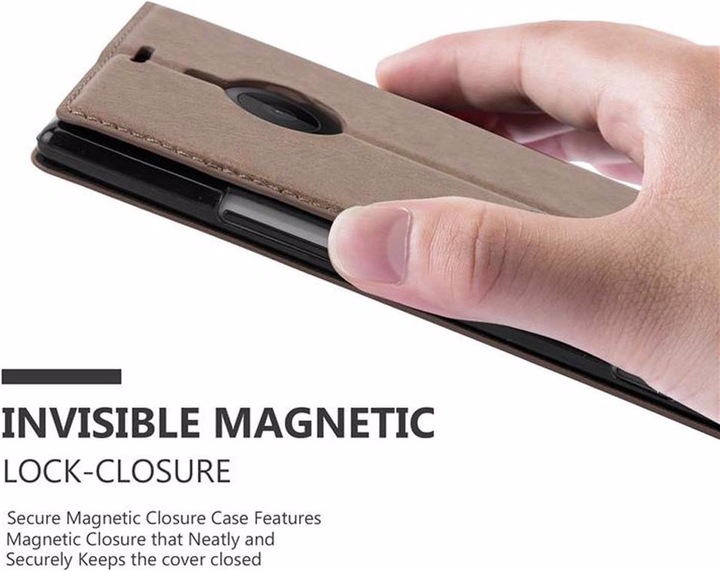 Actual product image Cadorabo Book Invisible Magnet Cover (Nokia Lumia 1520)