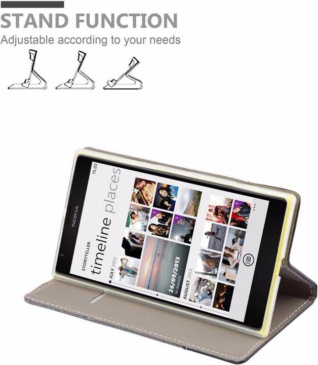 Actual product image Cadorabo Book Jeans Optics Cover (Nokia Lumia 1520)
