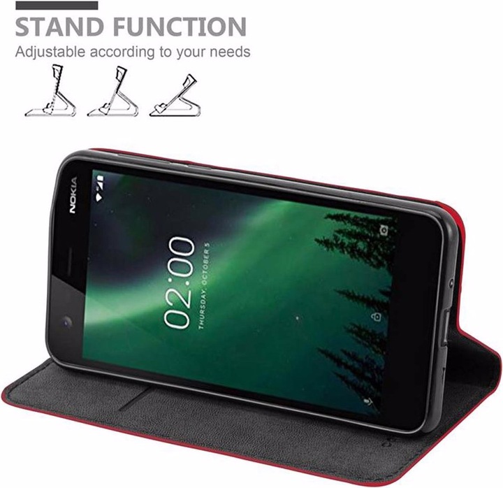 Produktbild Cadorabo Book Invisible Magnet Cover (Nokia 2)