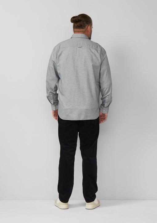 Immagine prodotto s.Oliver Hemd Regular Fit: Gemustertes Langarmhemd mit Kentkragen (3XL)