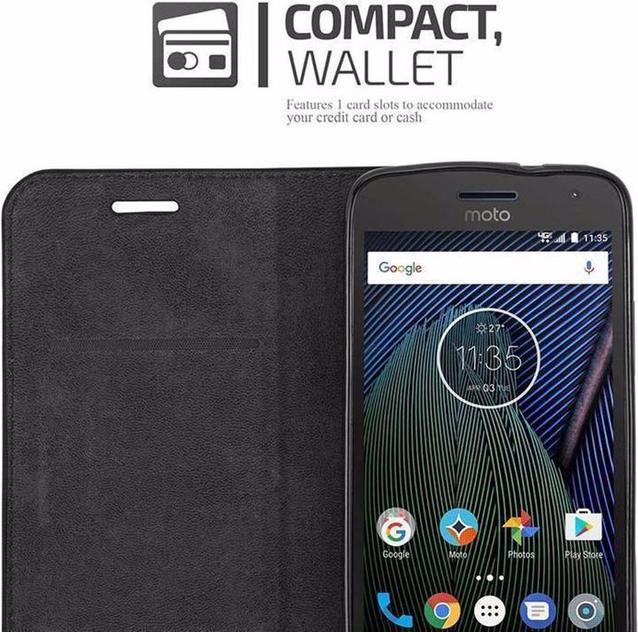 Productafbeelding Cadorabo Boek Onzichtbare Magneethoes (Motorola Moto G5S Plus)