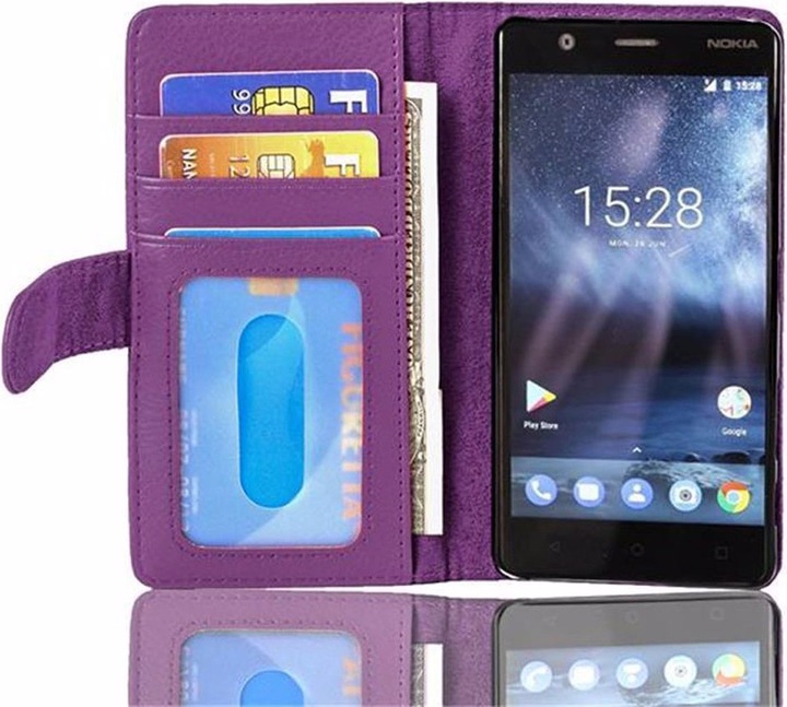 Actual product image Cadorabo Book with 3 card slots cover (OnePlus 3)