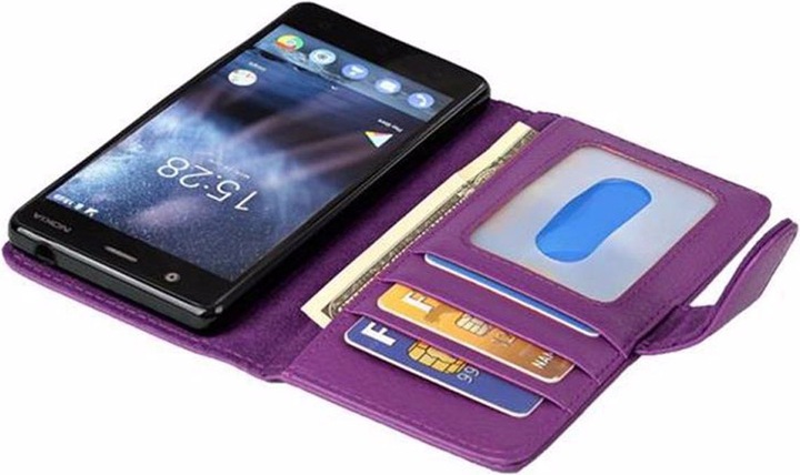 Actual product image Cadorabo Book with 3 card slots cover (OnePlus 3)