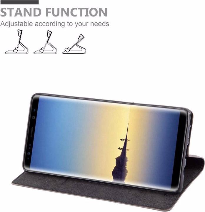 Productafbeelding Cadorabo Boek Onzichtbare Magneethoes (Samsung Galaxy Note 8)
