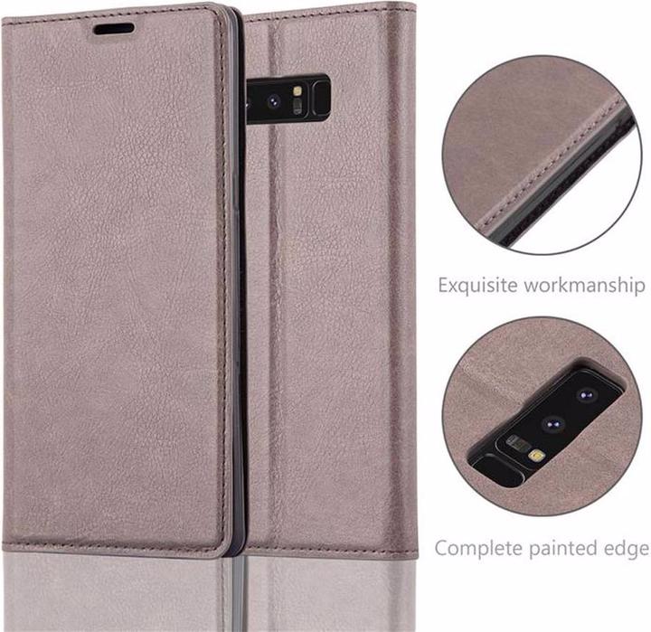 Productafbeelding Cadorabo Boek Onzichtbare Magneethoes (Samsung Galaxy Note 8)