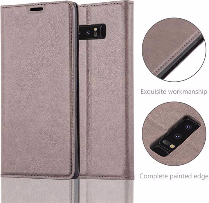 Actual product image Cadorabo Book Invisible Magnet Cover (Samsung Galaxy Note 8)