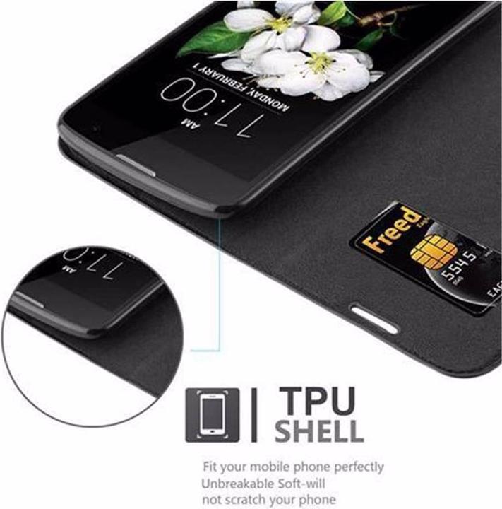 Productafbeelding Cadorabo Boek Onzichtbare Magneethoes (LG K7)