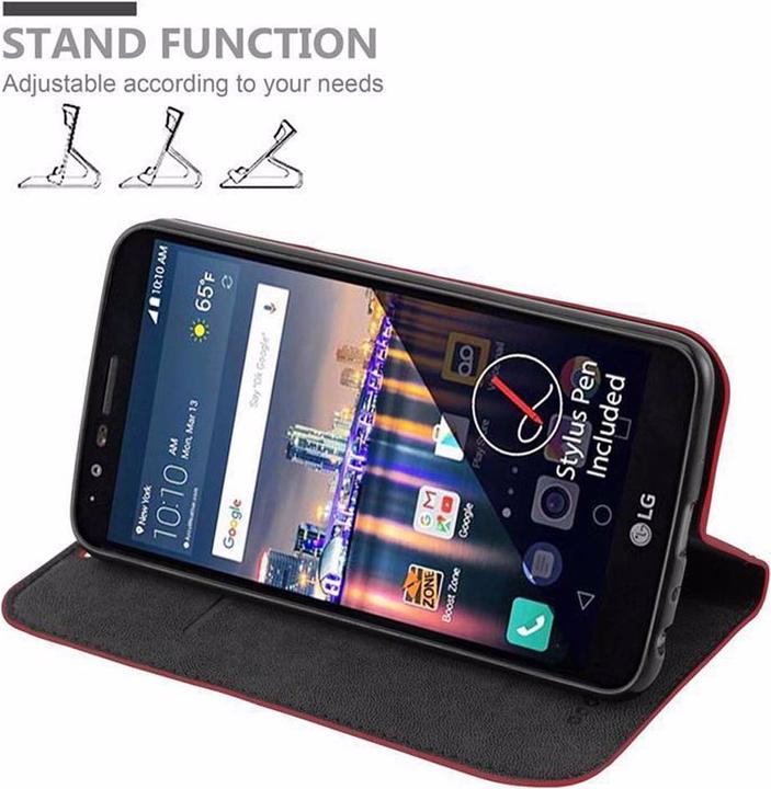 Actual product image Cadorabo Book Invisible Magnet Cover (LG Stylus 3)