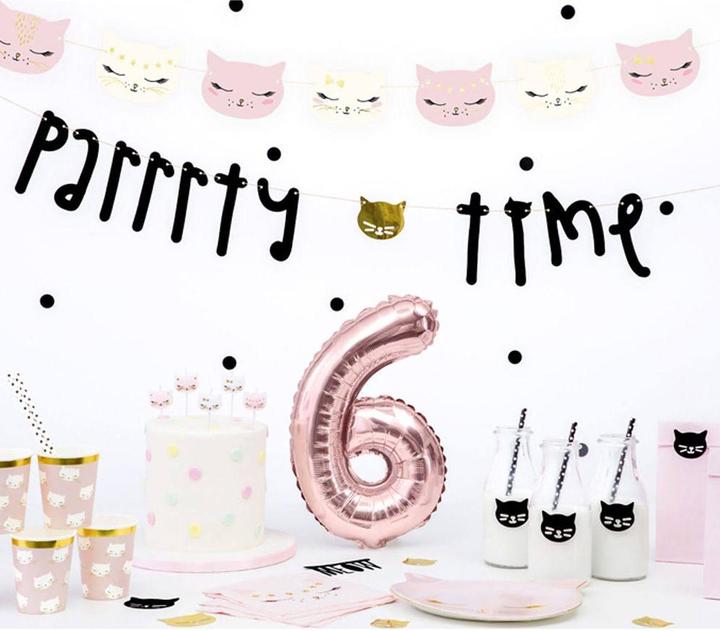 Actual product image Amscan 6 candles kittens (6 pcs.)