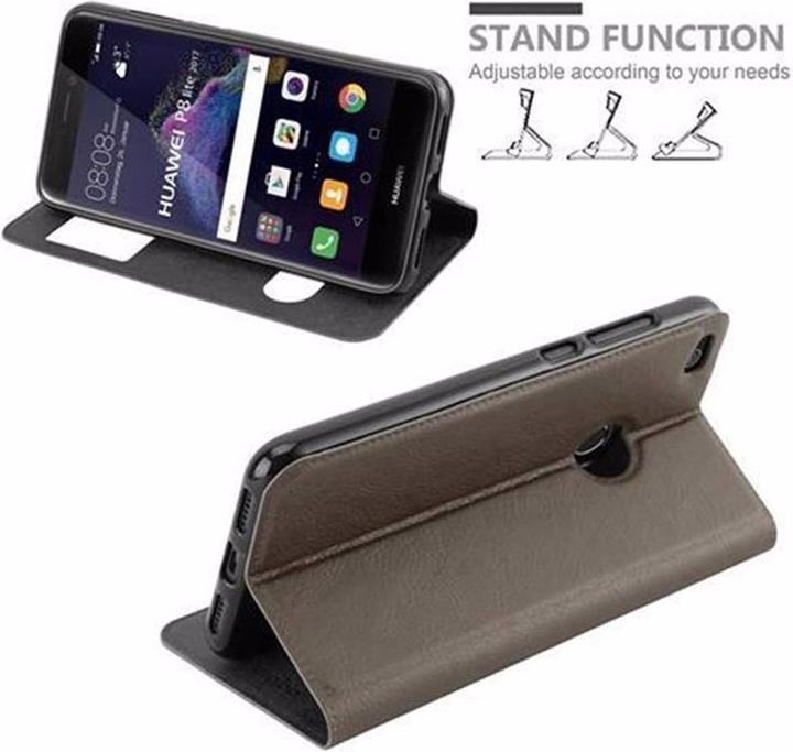 Produktbild Cadorabo Book mit View Doppelfenster Cover (Huawei P8 Lite (2017))