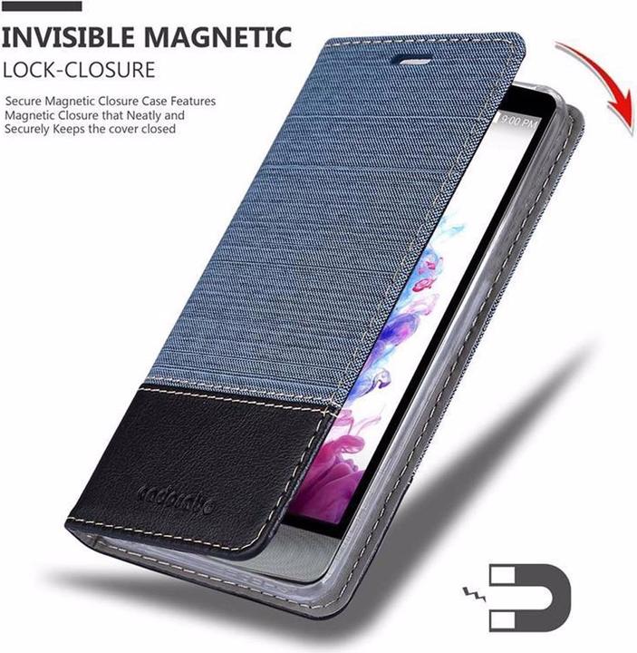 Actual product image Cadorabo Book Jeans Optics Cover (LG Stylus 3)