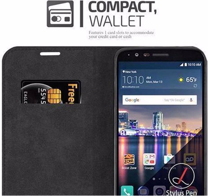 Actual product image Cadorabo Book Invisible Magnet Cover (LG Stylus 3)