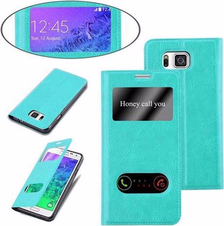 Produktbild Cadorabo Book mit View Doppelfenster Cover (Samsung Galaxy Alpha)