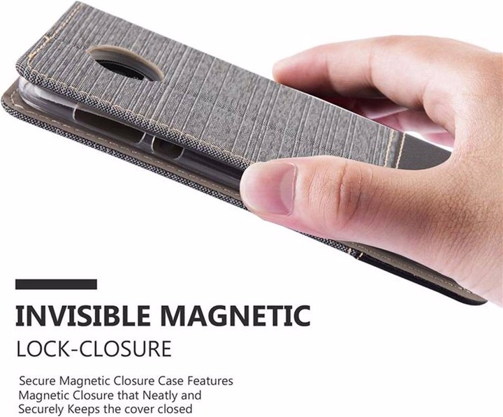 Produktbild Cadorabo Book Jeans Optik Cover (Motorola Moto Z)