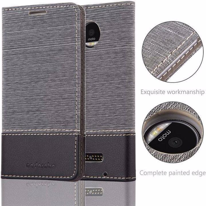Actual product image Cadorabo Book Jeans Optics Cover (Motorola Moto Z)