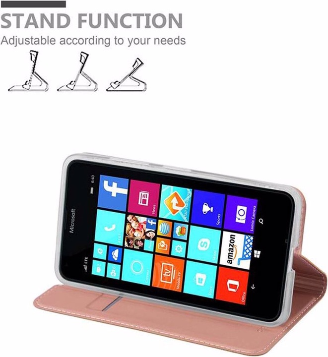 Produktbild Cadorabo Book Classy Style Cover (Microsoft Lumia 640)