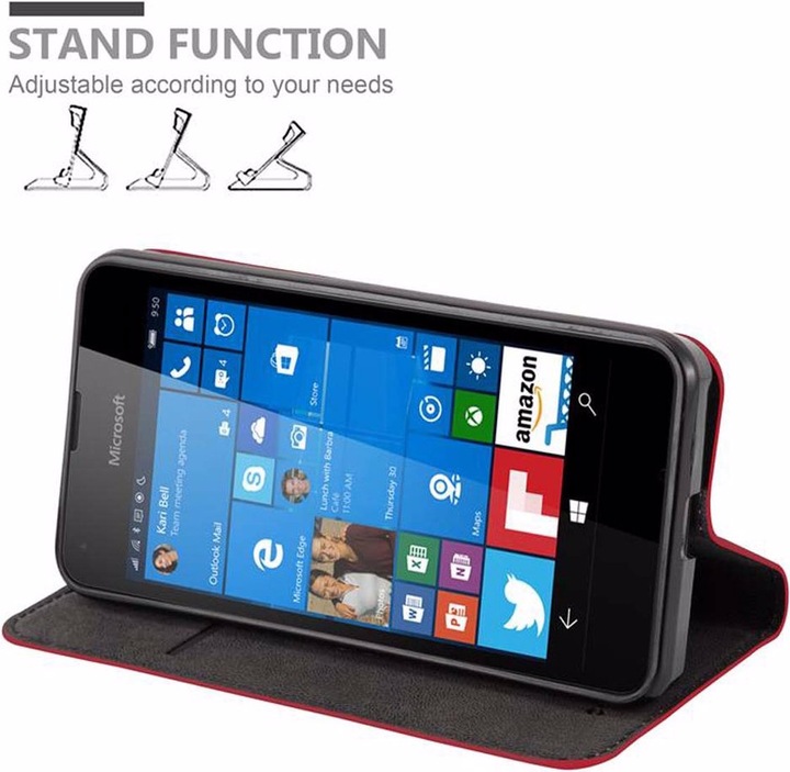 Actual product image Cadorabo Book Invisible Magnet Cover (Microsoft Lumia 550)