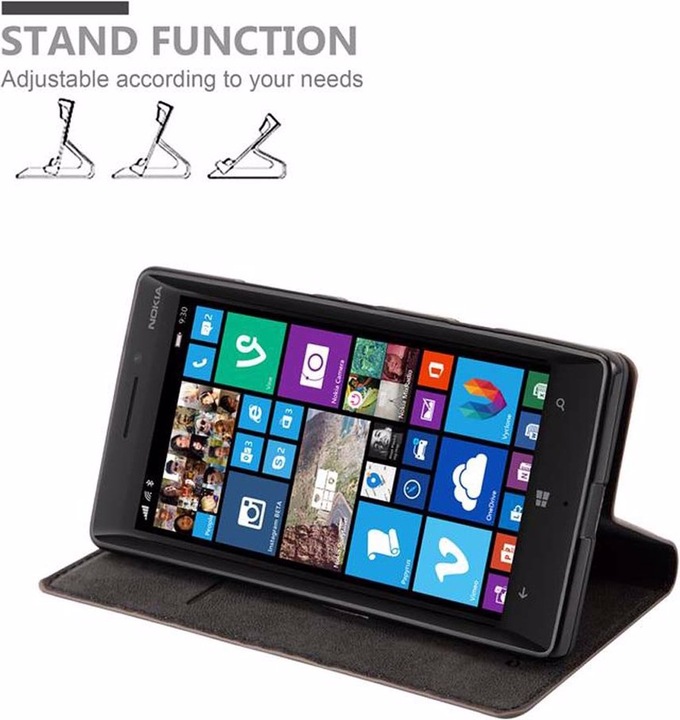 Actual product image Cadorabo Book Invisible Magnet Cover (Nokia Lumia 930, Nokia Lumia Icon 929)
