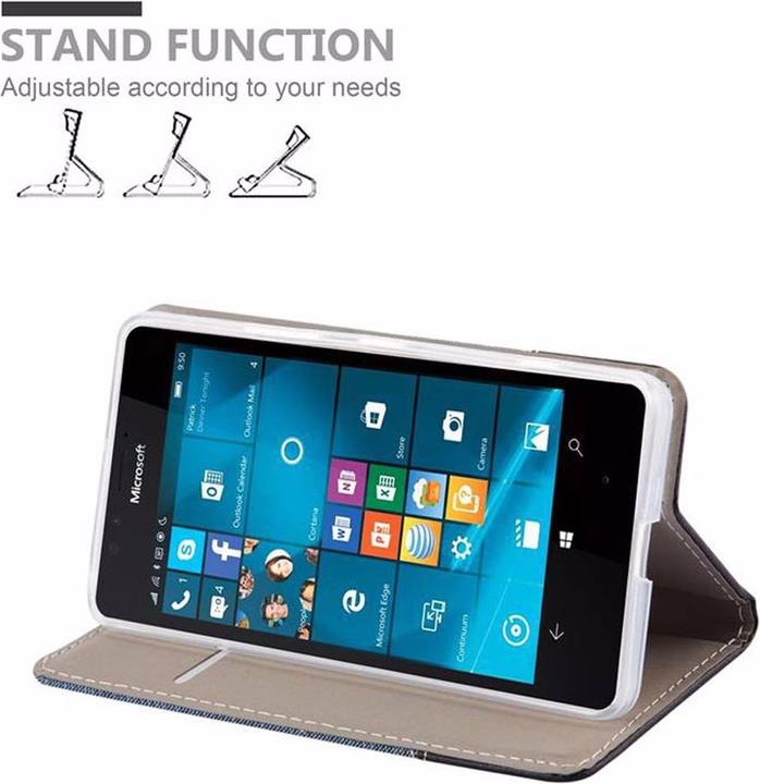 Actual product image Cadorabo Book Jeans Optics Cover (Microsoft Lumia 950)
