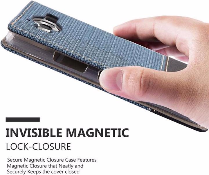 Actual product image Cadorabo Book Jeans Optics Cover (Microsoft Lumia 950)