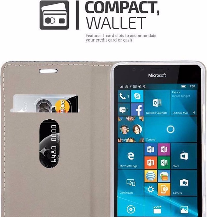 Immagine prodotto Cadorabo Copertina del libro Jeans Optics (Microsoft Lumia 950)