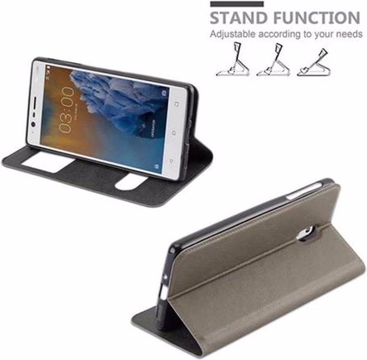 Produktbild Cadorabo Book mit View Doppelfenster Cover (OnePlus 3)