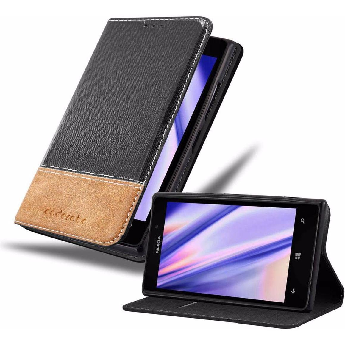 Thumbnail - Cadorabo Book X-Wallet Cover (Nokia Lumia 925), Smartphone Hülle, Schwarz
