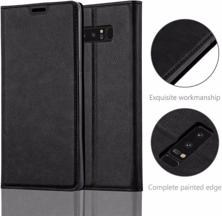 Actual product image Cadorabo Book Invisible Magnet Cover (Samsung Galaxy Note 8)