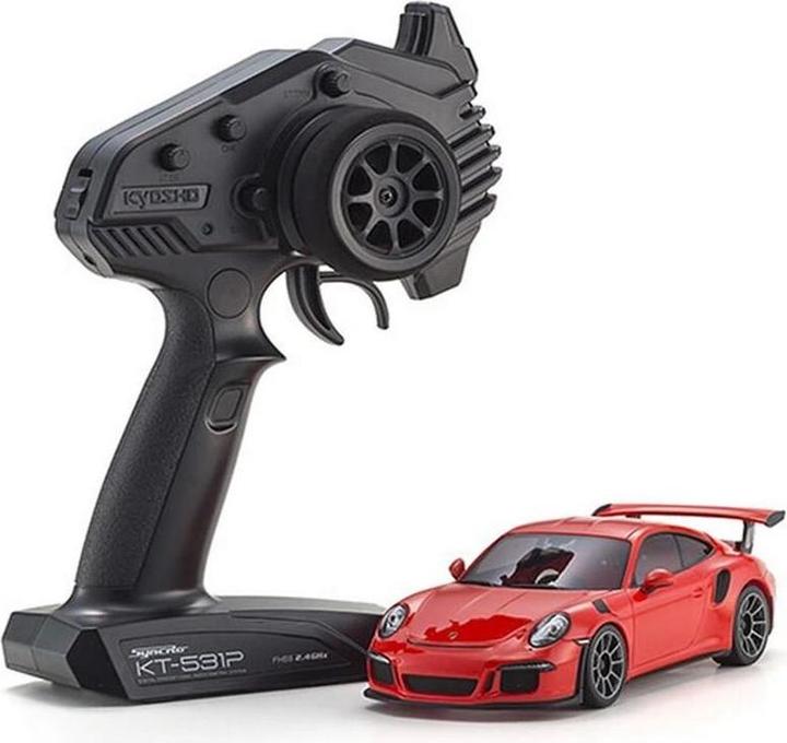 Produktbild Kyosho Mini-Z Porsche 911 GT3 RS, Orange 1:27 Readyset
