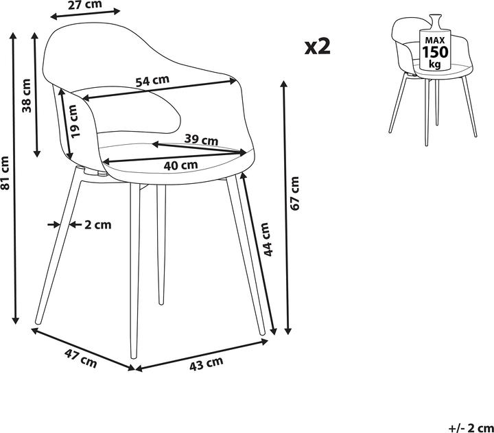 Image du produit Beliani Utica