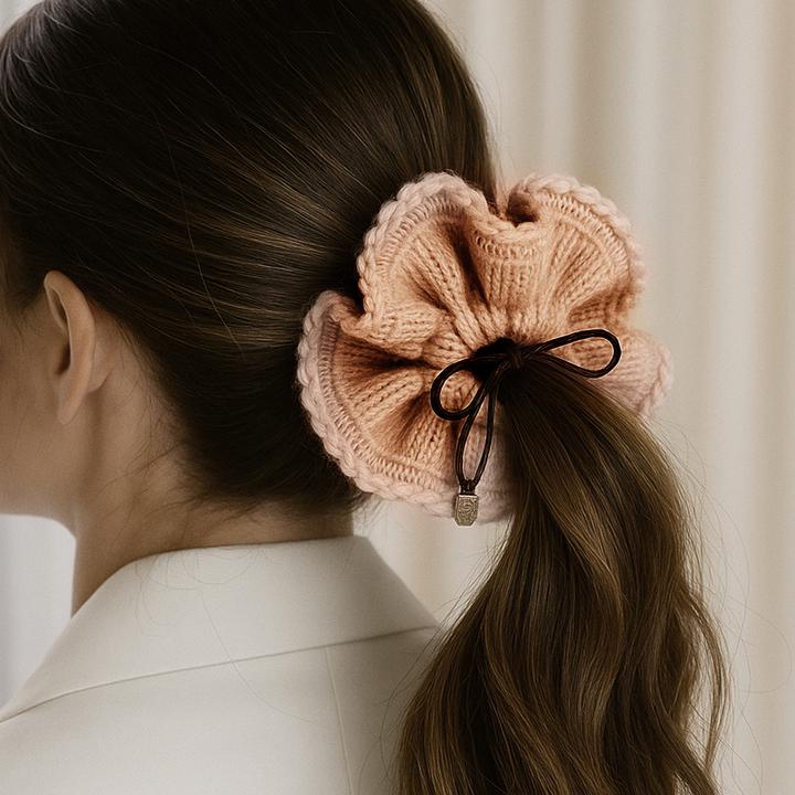 Image du produit Avizar Haargummi mit gestricktem Muster Cornelia (Élastiques à cheveux)