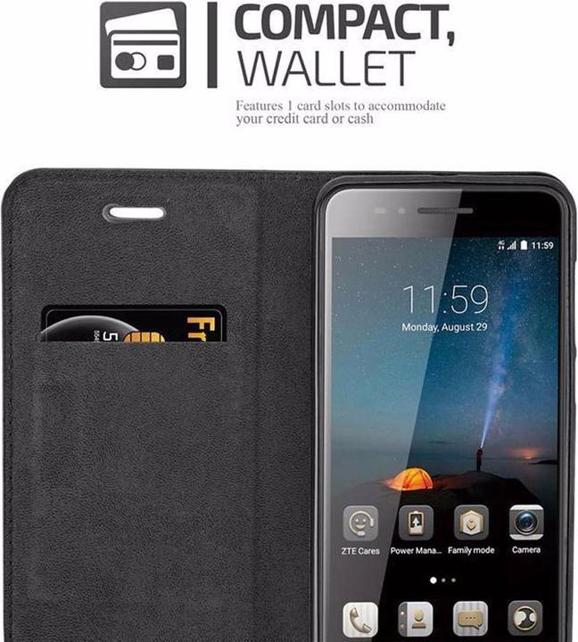 Actual product image Cadorabo Book Invisible Magnet Cover (ZTE Blade A612)