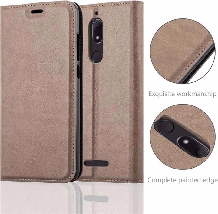Actual product image Cadorabo Book Invisible Magnet Cover (Wiko View)