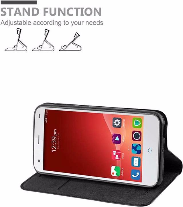 Productafbeelding Cadorabo Boek Onzichtbare Magneethoes (ZTE Blade S6)