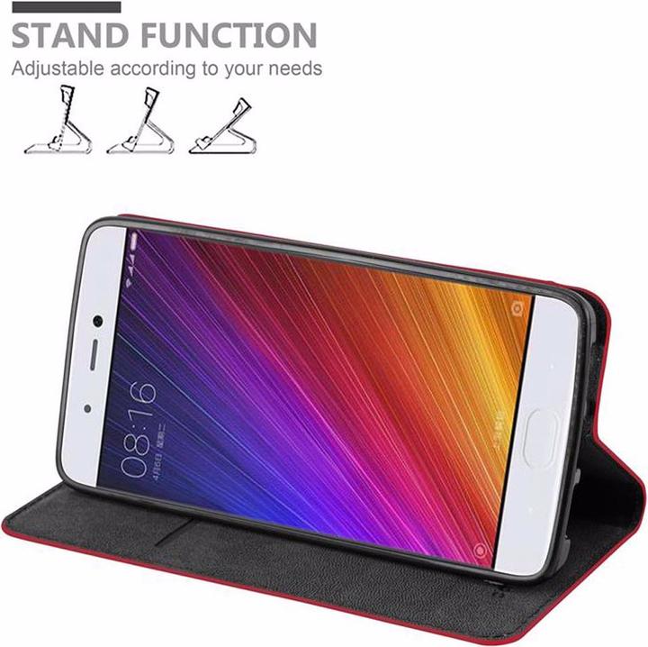 Actual product image Cadorabo Book Invisible Magnet Cover (Mi 5s)