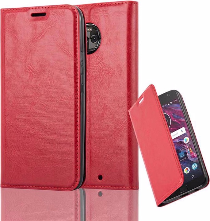 Actual product image Cadorabo Book Invisible Magnet Cover (Motorola Moto X4)