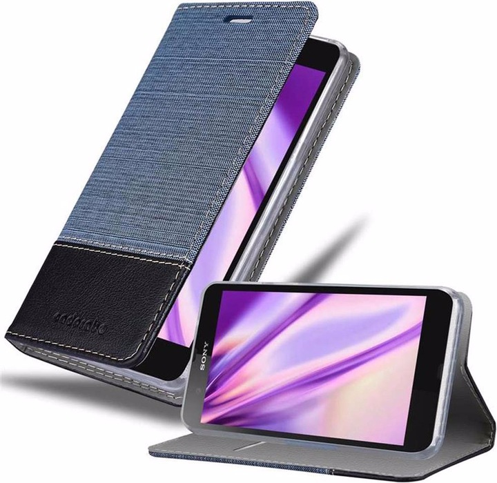 Image du produit Cadorabo Couverture look jeans Book (Sony Xperia Z)